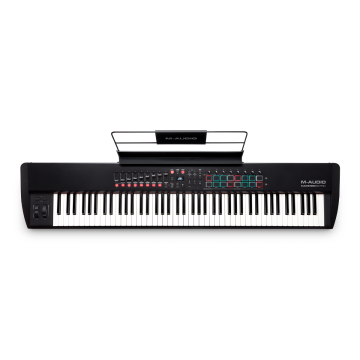 Hammer 88 Pro 88-Key Graded Hammer-Action USB MIDI Controller with Smart Controls and Auto-Mapping 